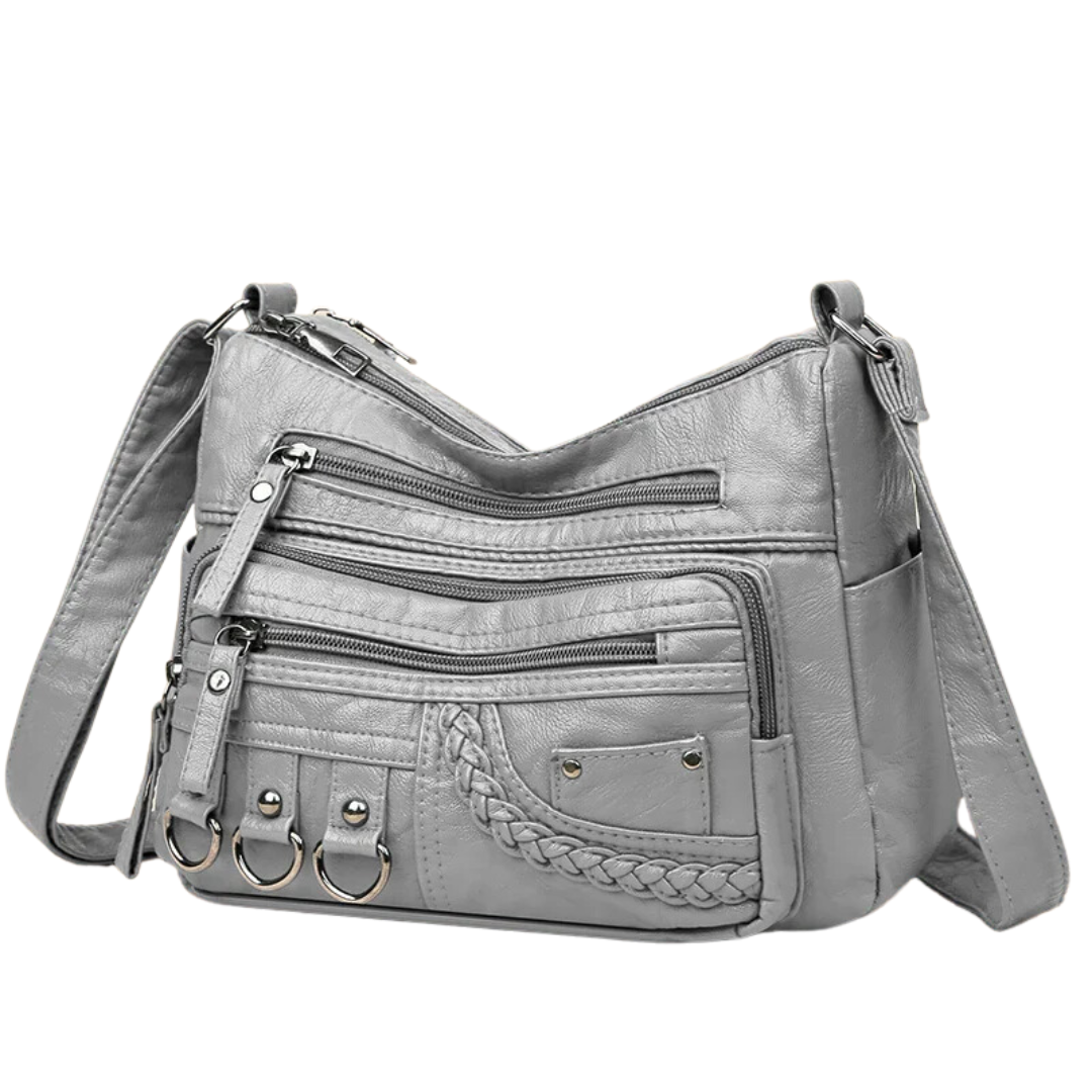 Bolsa feminina transversal couro PU